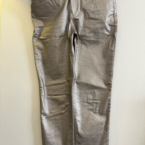 Metallic Bella Dahl Silver Pants
